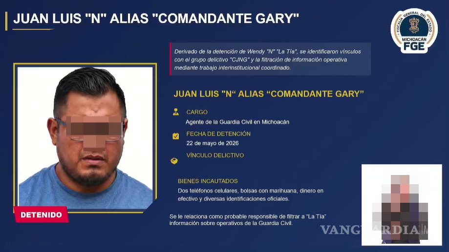 $!Carlos Manzo: caen exagente de la Fiscalía de Uruapan y mando de la Guardia Civil vinculados con asesinato