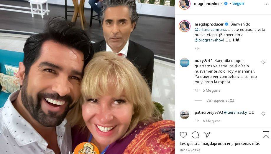 $!Arturo Carmona sustituye a Jorge 'Burro' Van Rankin en el programa 'Hoy'