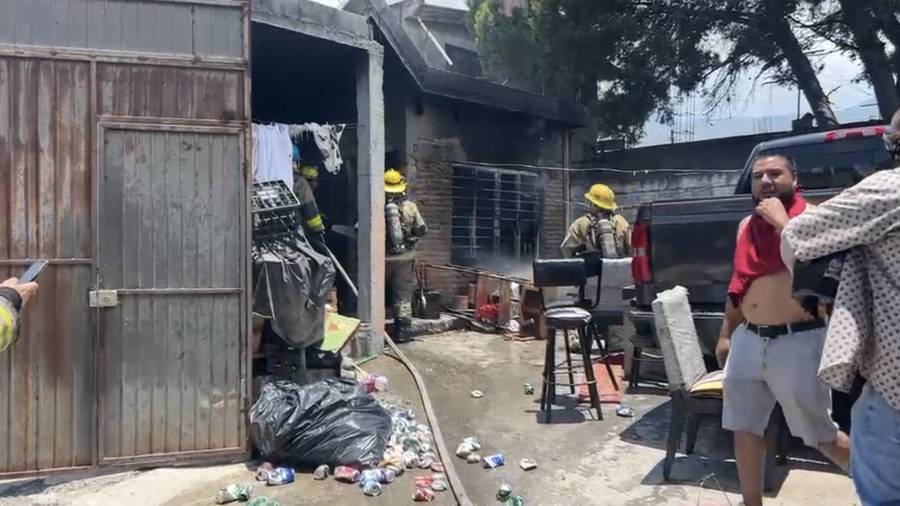 El flamazo ocurrió tras una fuga de gas de un tanque de 10 kilos.