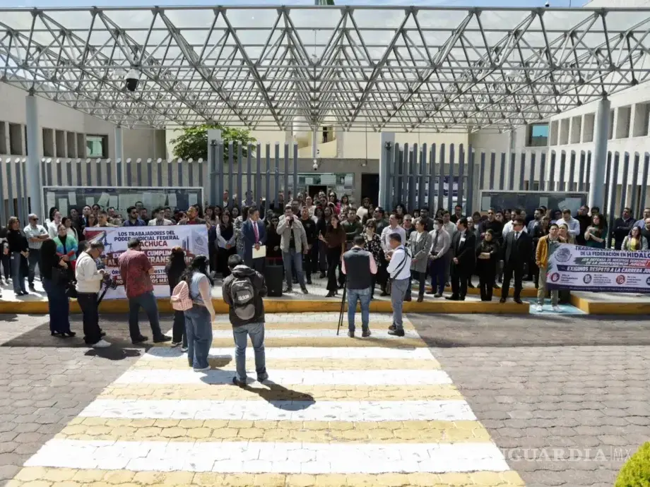 $!Trabajadores del PJF en Hidalgo.