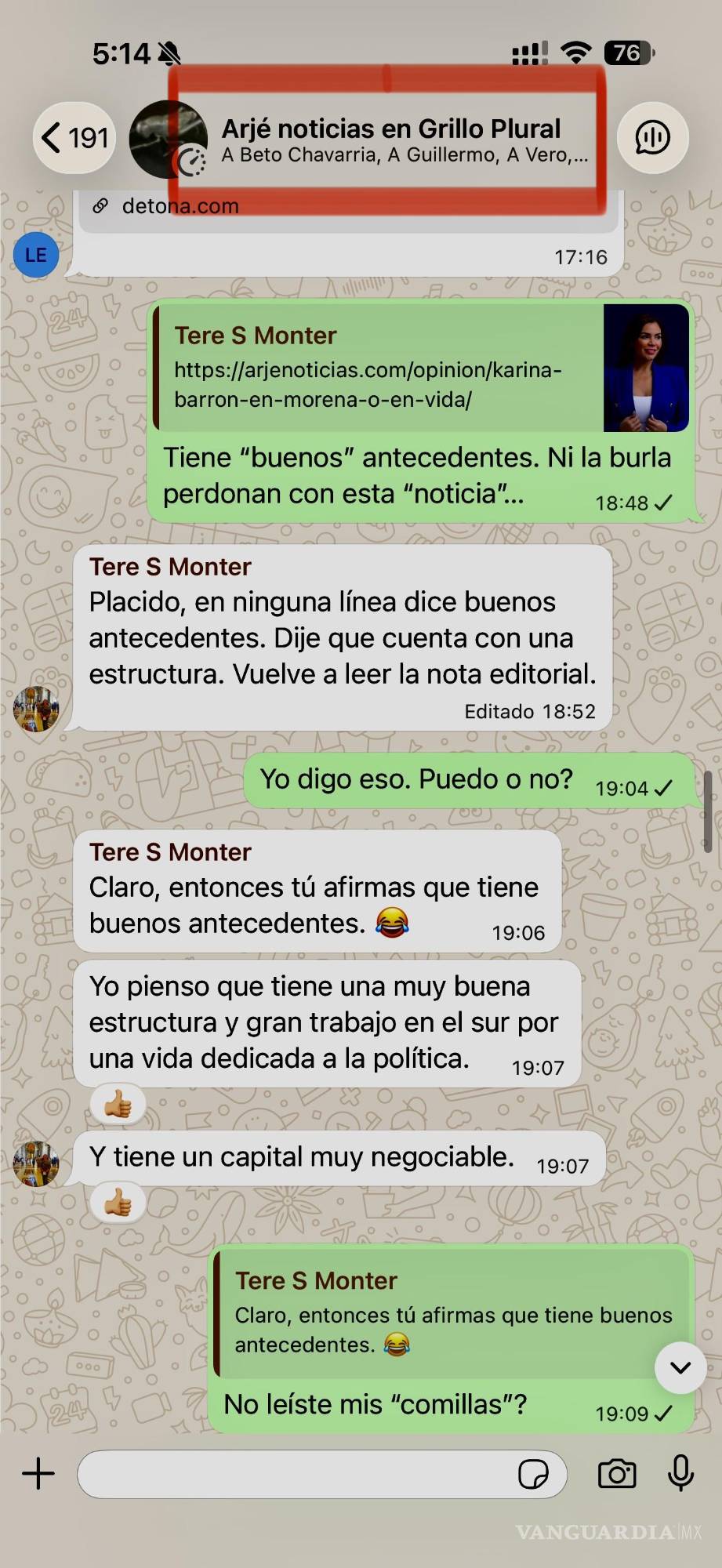 $!Mejor no le muevas, Karina Barrón