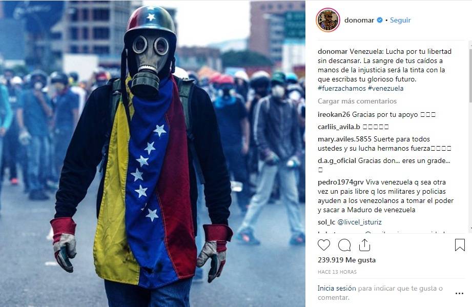 $!Famosos se unen por la libertad de Venezuela