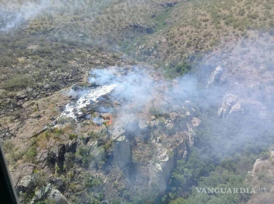 $!Corrige Conafor incendio no se registra en Maderas del Carmen, Ocampo Coahuila