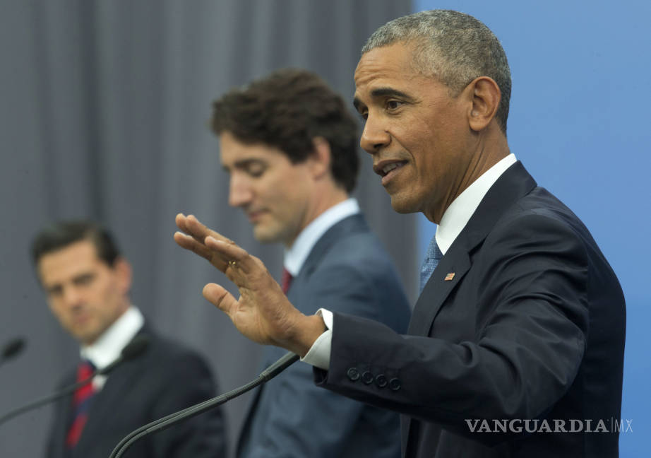 $!México, Estados Unidos y Canadá logran histórico acuerdo climático