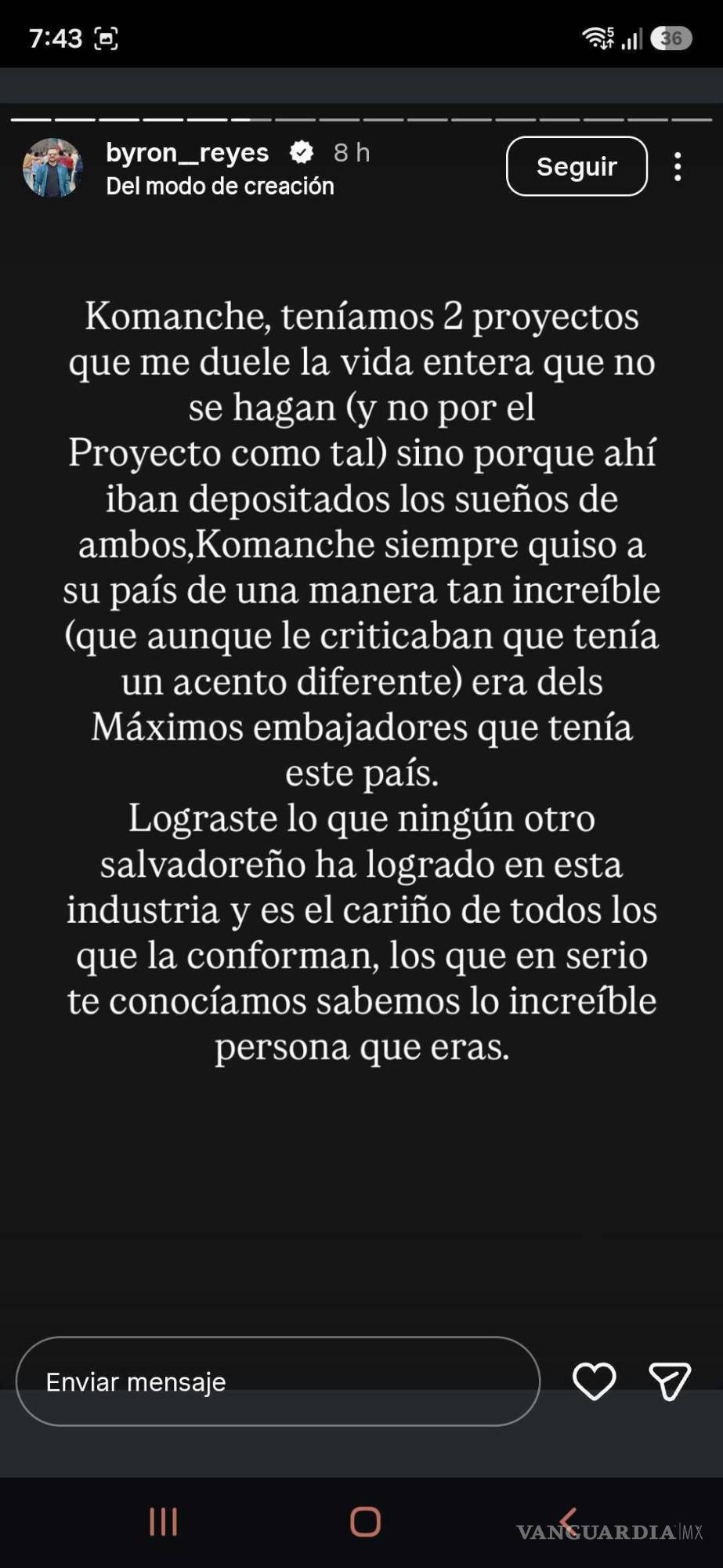 $!El Komanche muere a los 30 años: streamer salvadoreño fue hallado sin vida en Monterrey