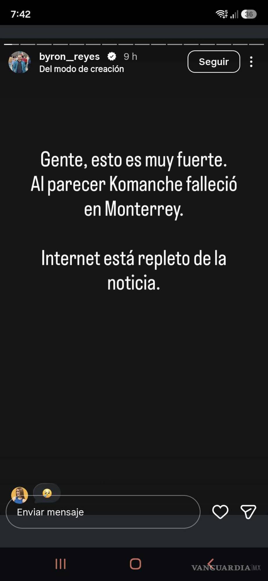 $!El Komanche muere a los 30 años: streamer salvadoreño fue hallado sin vida en Monterrey
