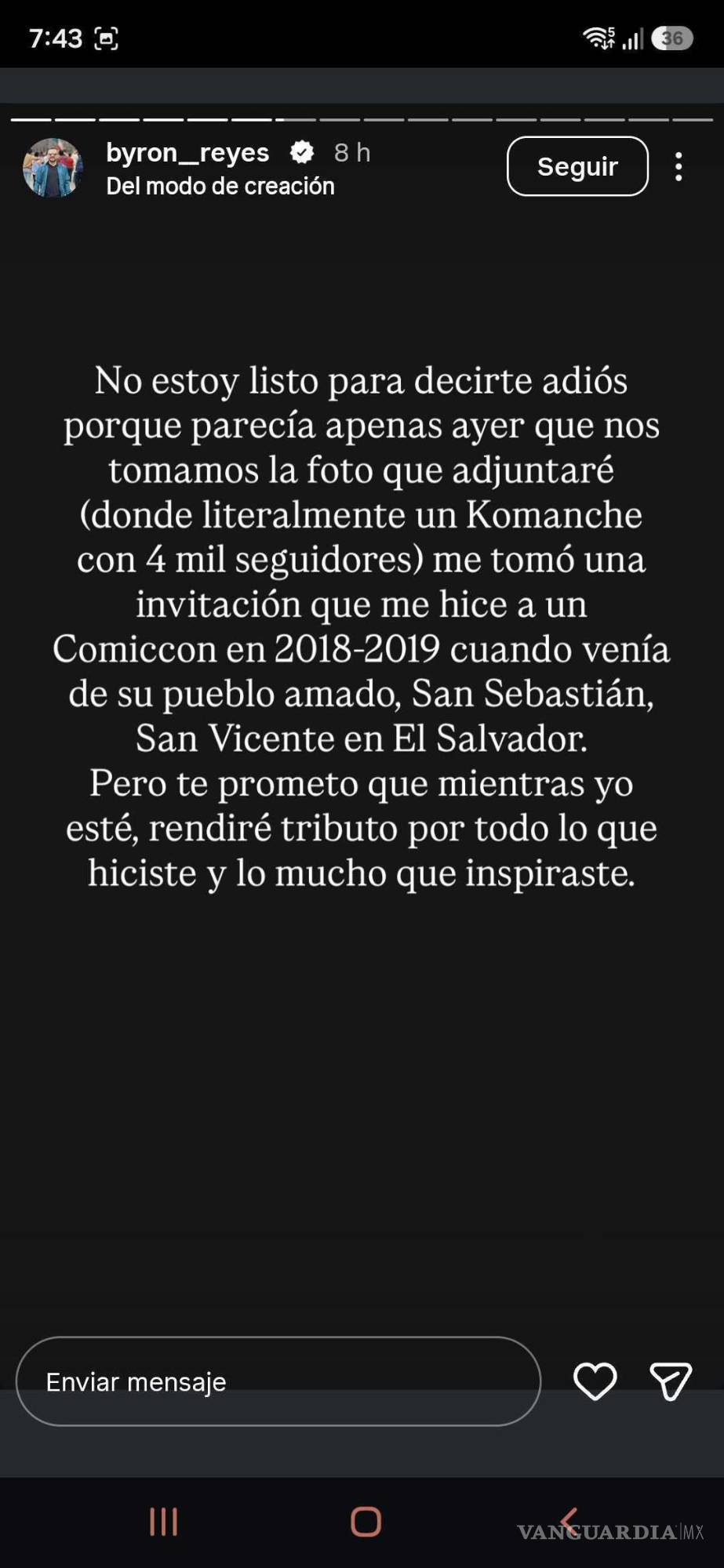 $!El Komanche muere a los 30 años: streamer salvadoreño fue hallado sin vida en Monterrey