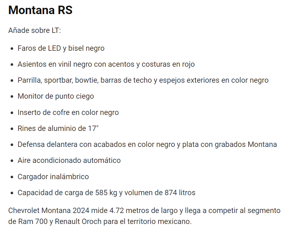 $!La práctica Chevrolet Montana llega a México, lo que debes saber