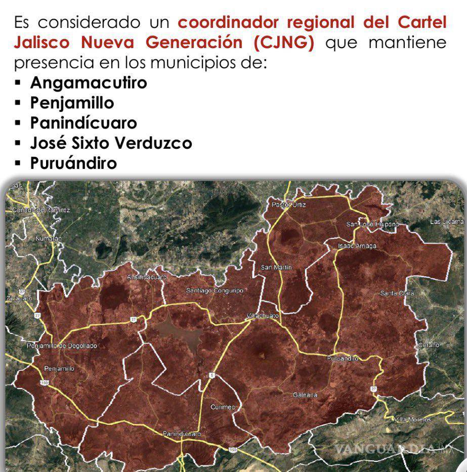 $!Detienen en Michoacán a ‘El Señor de la T’, señalado como coordinador regional del CJNG