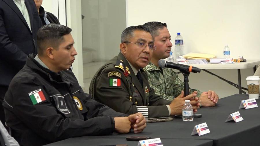 Los resultados son producto del trabajo coordinado entre gobierno y sociedad, afirmó el comandante de la Sexta Zona Militar.