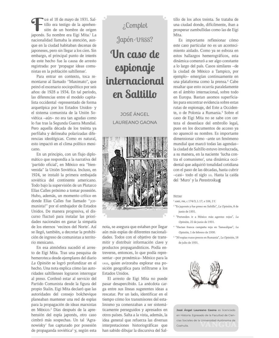 $!Décadas después, la recuperación del caso en la Gazeta del Archivo Municipal de Saltillo volvió a poner en circulación una historia que había quedado dispersa entre papeles oficiales, prensa y silencios documentales.