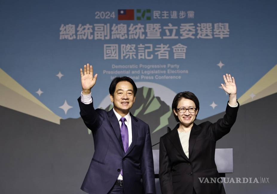 $!Gana Lai Ching-te las elecciones de Taiwan; EU se opone a independencia