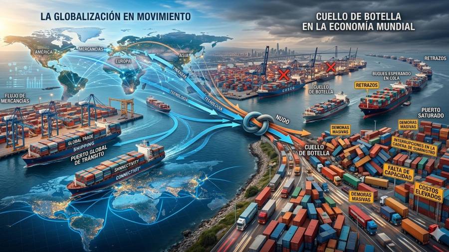 Los cuellos de botella ocultos que amenazan a la economía global.