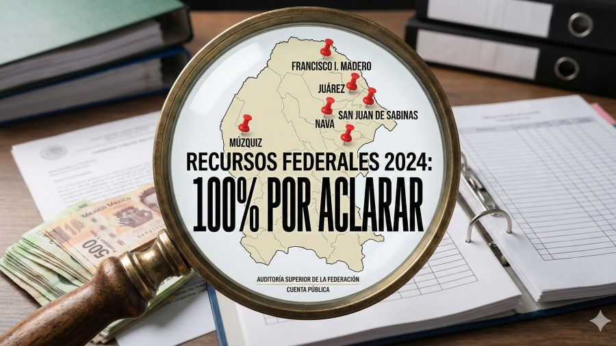 Cinco municipios resultaron con observaciones en el 100 por cientos de los recursos federales recibidos.