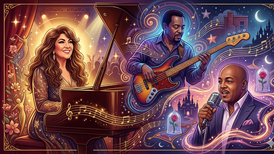 Amanda Miguel, Ronald LaPread y Peabo Bryson
