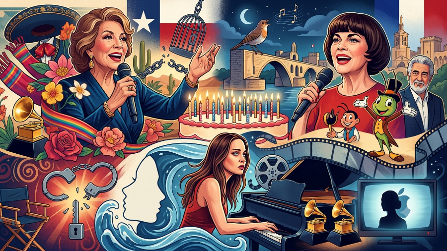 Carrera. De los 85 años de Vikki Carr a las ocho décadas de Mireille Mathieu y el aniversario de “Tidal”, la música celebra una semana dedicada a tres voces que han dejado huella en distintas generaciones.