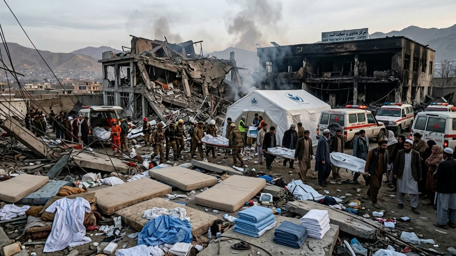 El ataque del lunes, que Pakistán justificó como un golpe a un depósito de municiones, terminó con la vida de decenas de adolescentes y pacientes bajo tratamiento.