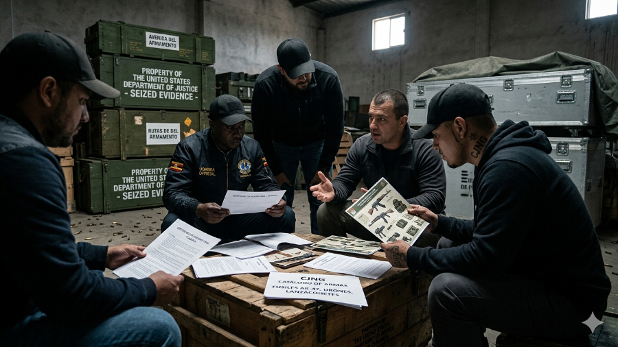 Cuatro hombres fueron imputados en EE. UU. por presunto tráfico de armas de guerra destinadas al Cártel Jalisco Nueva Generación