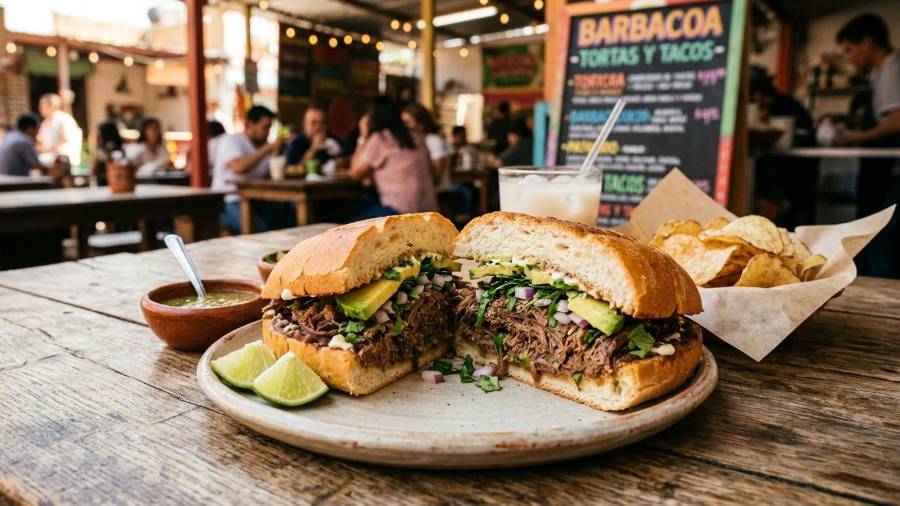 La torta de barbacoa destaca entre los platillos más solicitados por los usuarios de DiDi Food en Coahuila.