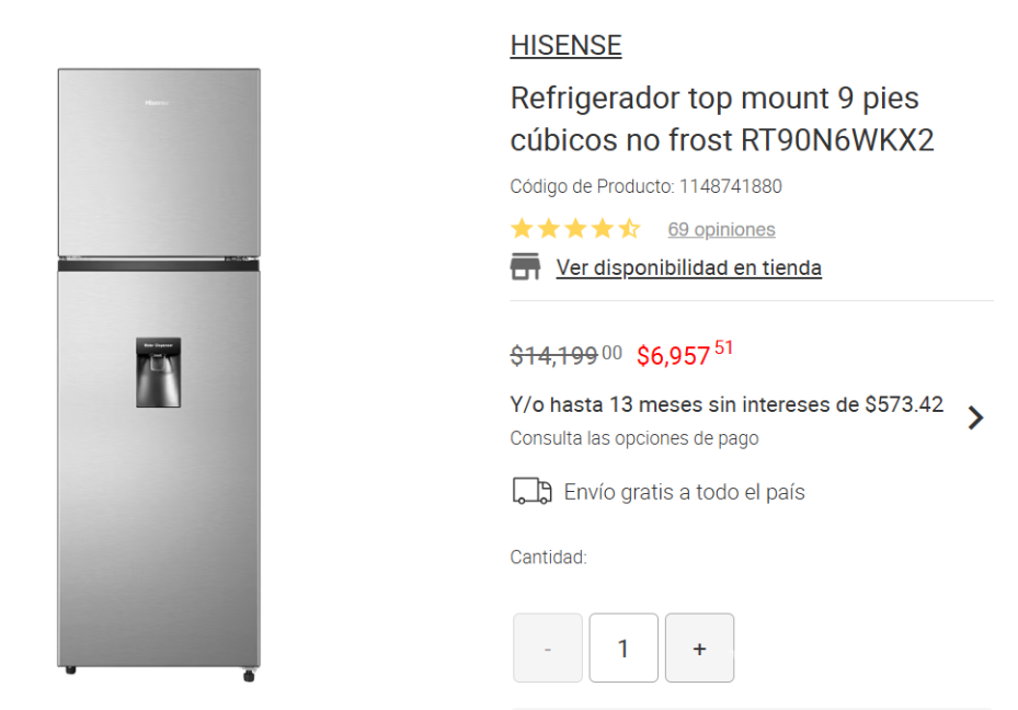 $!Venta Nocturna Liverpool: Los mejores descuentos en refrigeradores, congeladores, microondas y hornos eléctrico