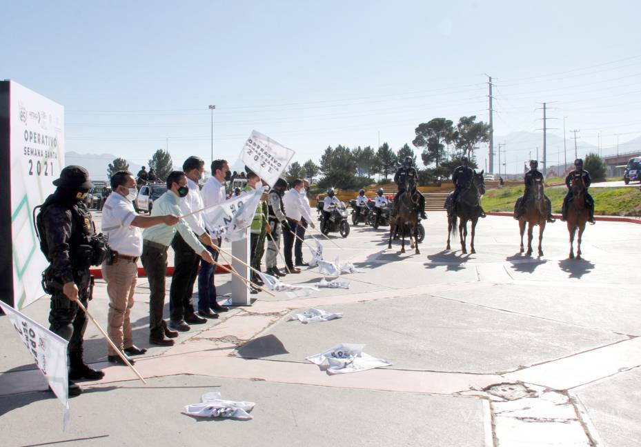 En marcha operativo de vigilancia de Semana Santa en Saltillo