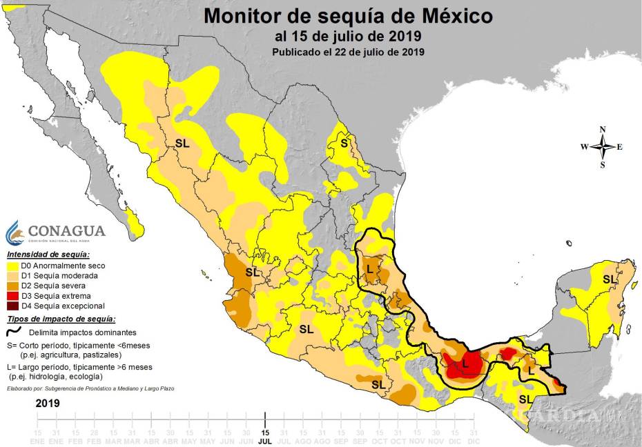 $!Hace menos de cuatro años, así pintaba el escenario en materia de sequía en la entidad y en México.
