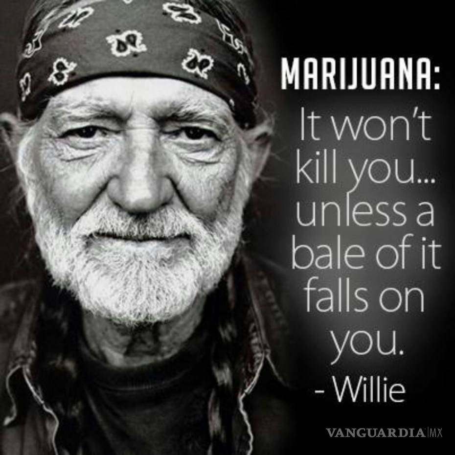 $!Willie Nelson un legendario fumador de mariguana… y cantante de country