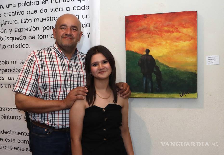 $!Joven de 14 años inaugura exposición de arte en el Museo de la Cultura Taurina