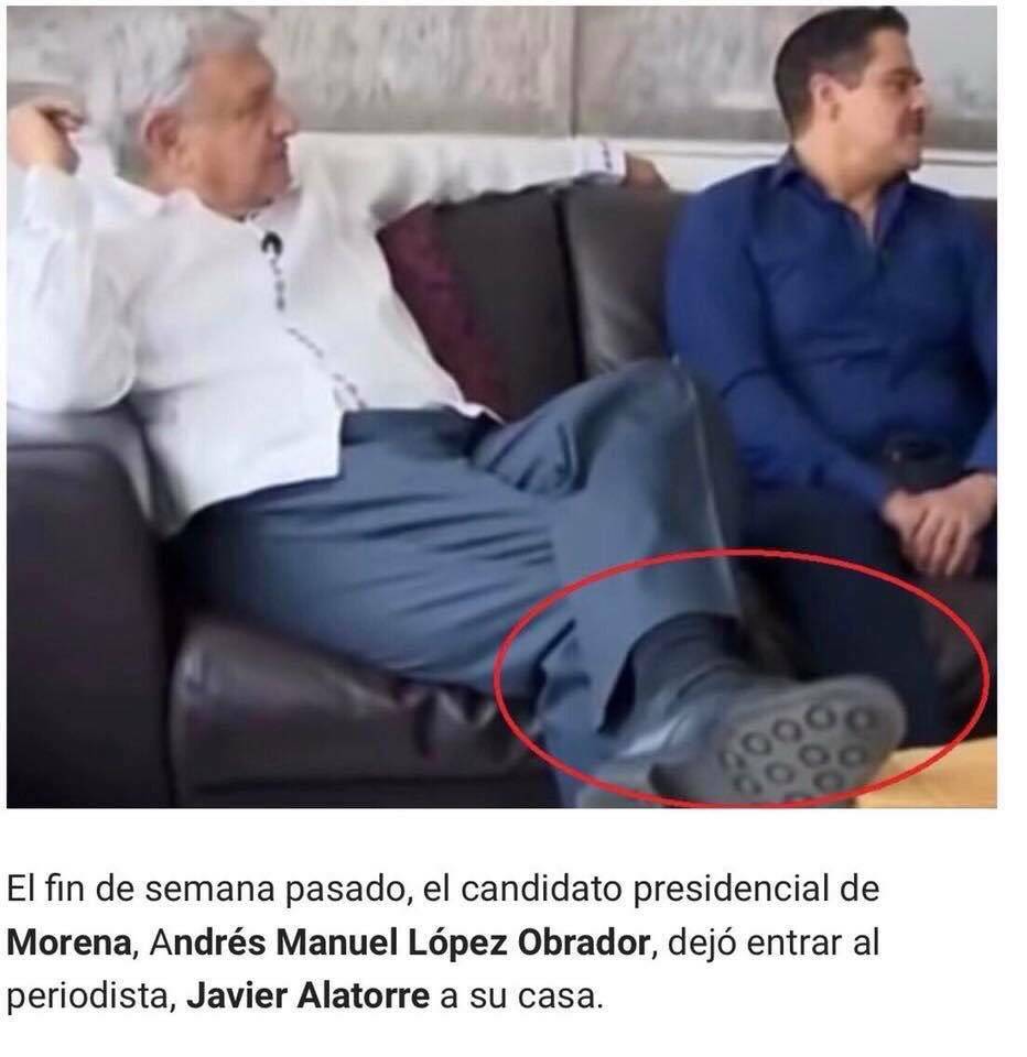 $!‘Reviven’ en redes polémica por supuestos zapatos de lujo de AMLO #Candidatum