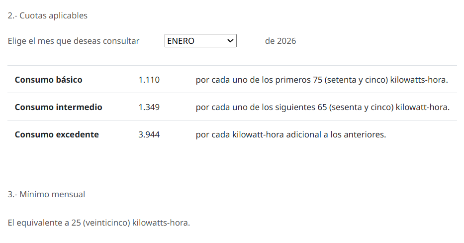 $!CFE: Esta es la cantidad que aparecerá en tu recibo de luz por consumo mínimo en casa durante 2026
