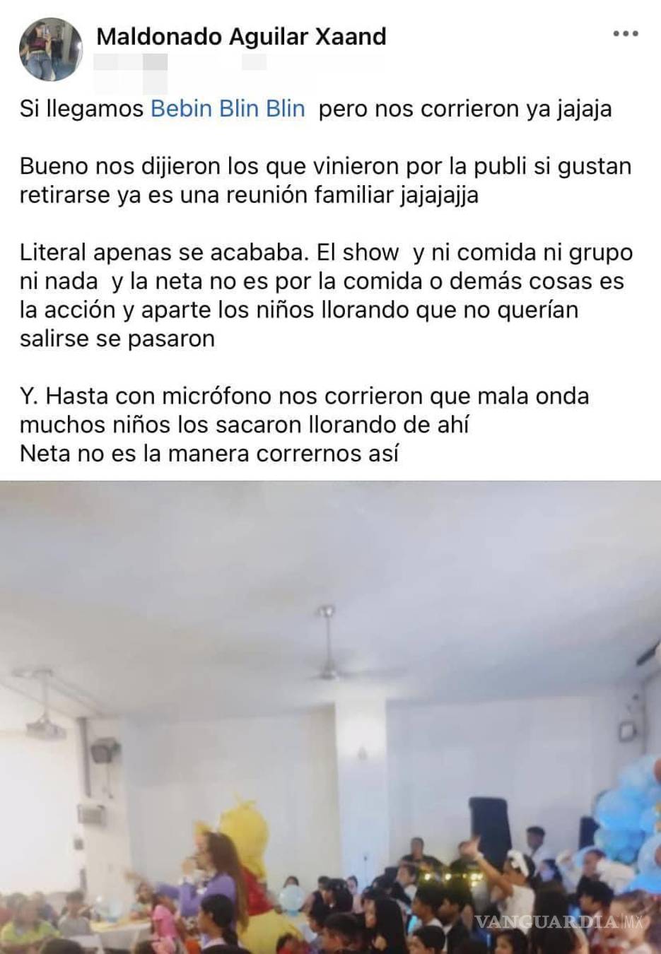 $!Joven de Monterrey invita por Facebook a fiesta infantil; corre a invitados, y vende los regalos de su hija en Marketplace