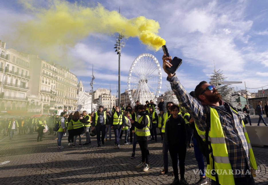 $!Protestas en París terminan con 287 detenidos y 110 heridos