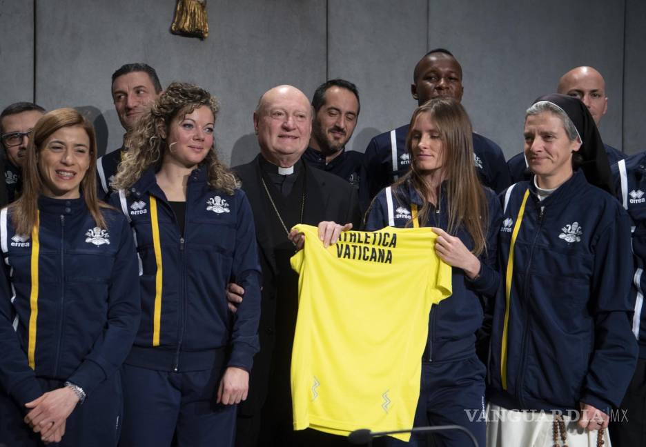 $!Athletica Vatican, presume el Vaticano a su equipo oficial de atletismo