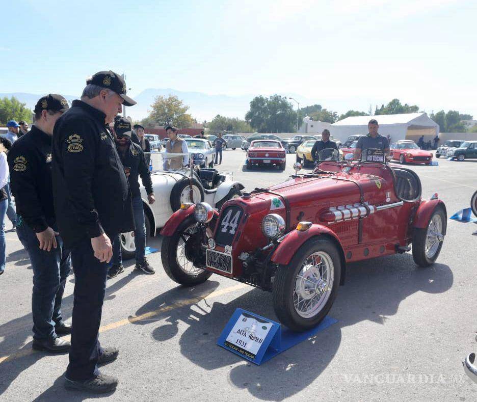 $!La exhibición “Eleganza Car” cuenta con el apoyo del Gobierno Municipal, según destacó Héctor Horacio Dávila Rodríguez, presidente de Autos Clásicos de Saltillo, A. C.