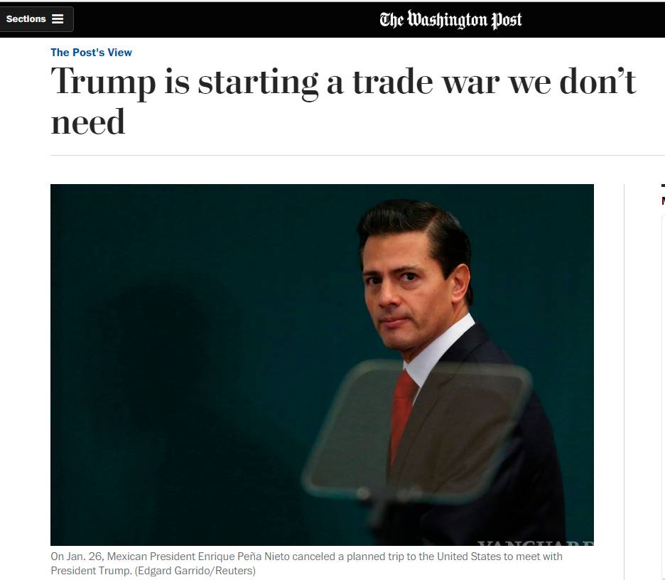 $!Ignorante, neófito y peligroso; así califican a Trump diarios de EU por su actitud con México