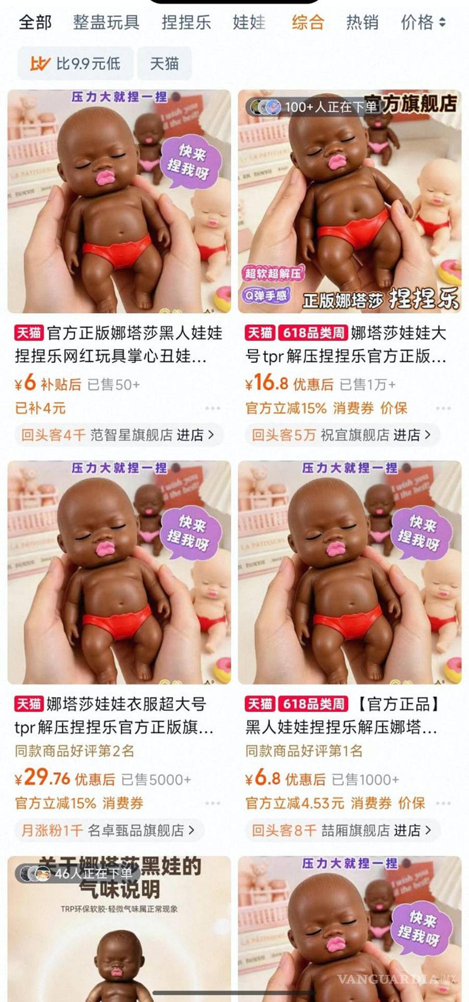 $!Muñeca 'Natasha'. Activistas y ciudadanos denuncia una grave vulneración de los derechos humanos y la deshumanización de los cuerpos negros.