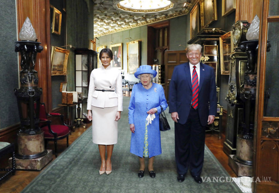 $!Trump tendrá que respetar normas en visita a la reina