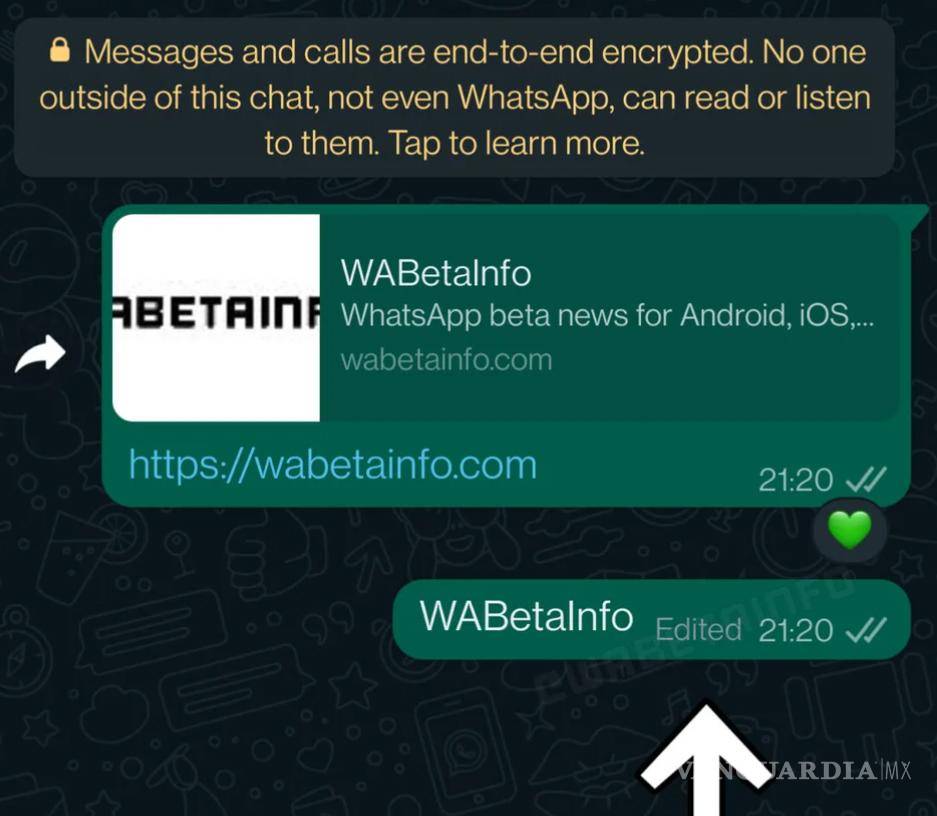 $!Este año se podrán editar los mensajes, pero solo dentro de los siguientes 15 minutos de que fueron enviados.