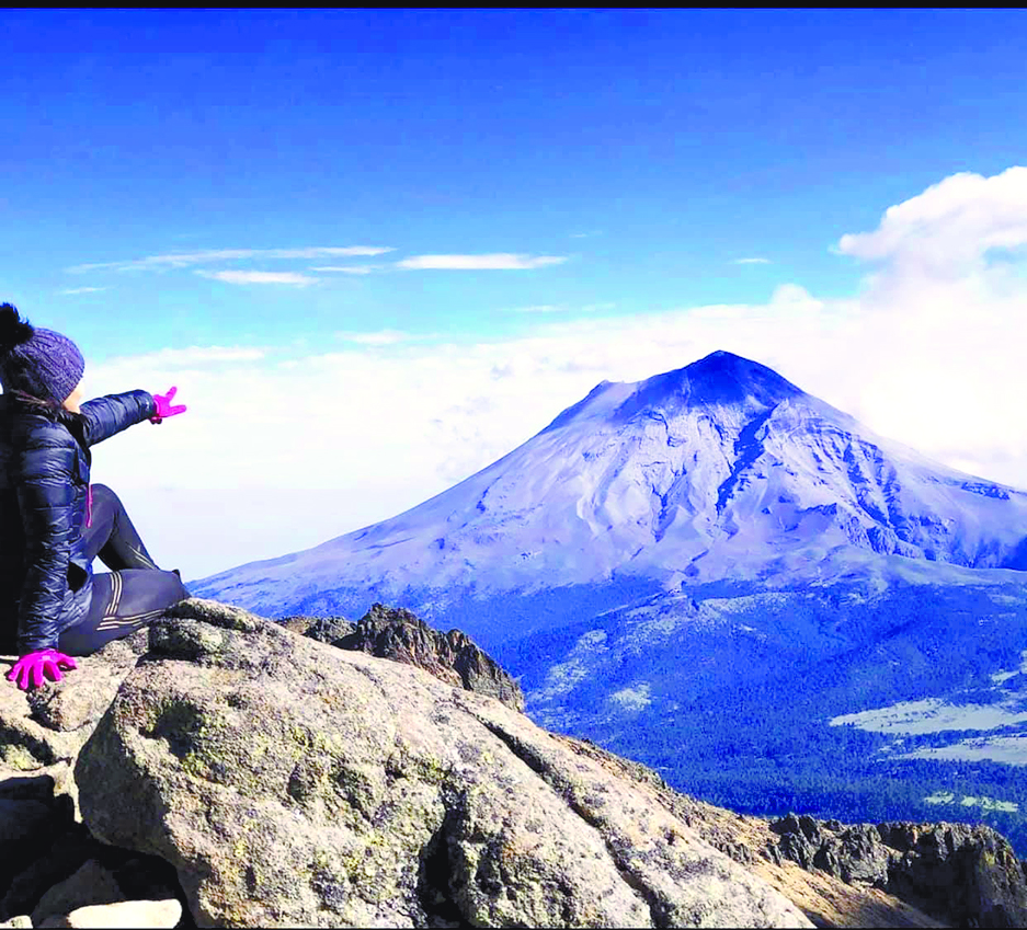 $!Perla López, a la conquista de volcanes ecuatorianos