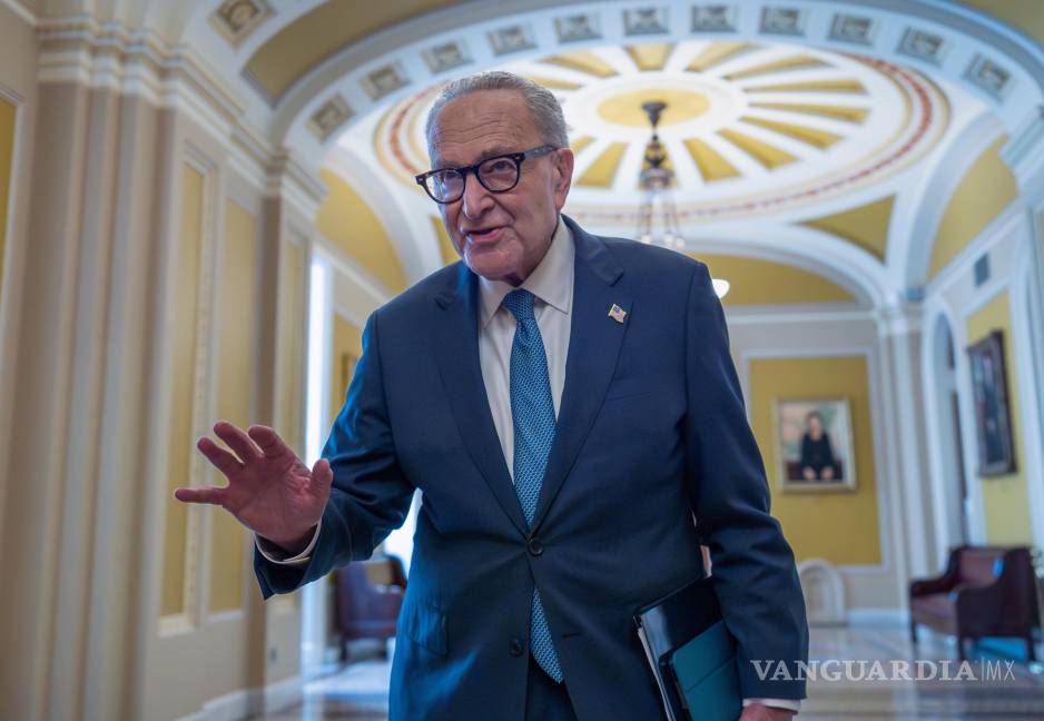 $!“El encuentro es un primer paso, pero solo un primer paso. Necesitamos una negociación seria”, afirmó el líder demócrata del Senado, Chuck Schumer.