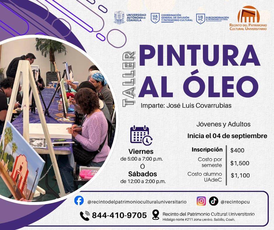$!Fotografía, música, pintura, cine y modelado forman parte de la oferta disponible para la comunidad universitaria y el público.