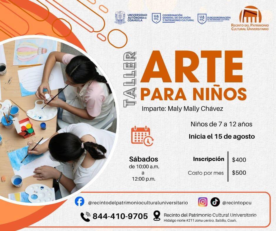 $!Pie de foto 2:Las sesiones se impartirán los sábados de 10:00 a 12:00 horas en el Recinto del Patrimonio Cultural Universitario de la UAdeC.