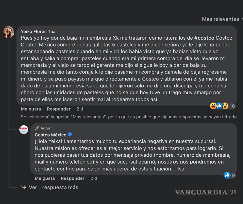 $!Las redes sociales de la tienda han recibido quejas de usuarios