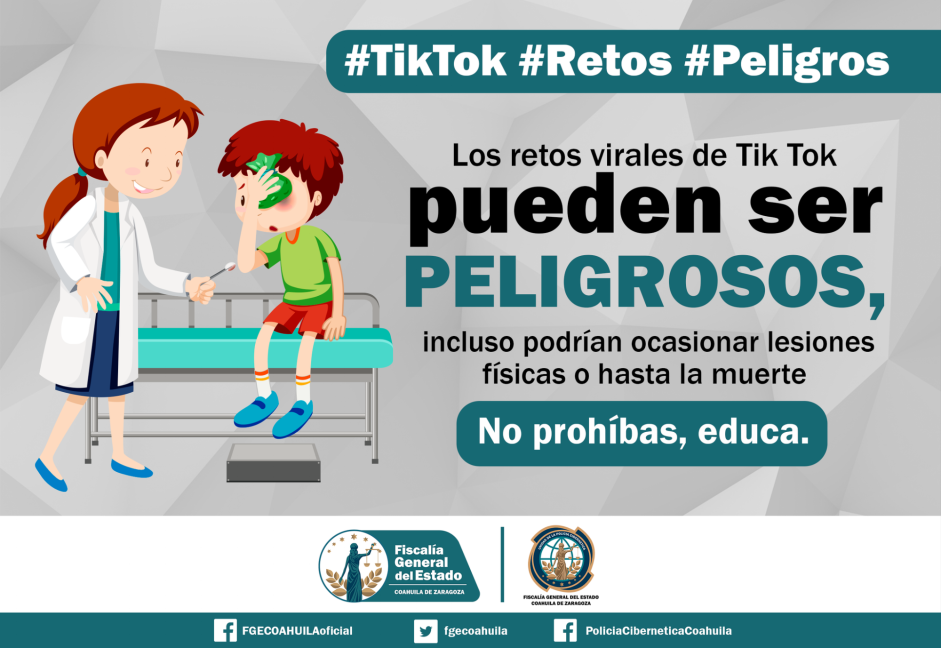 Alerta Policía Cibernética de Coahuila contra el contenido violento de TikTok