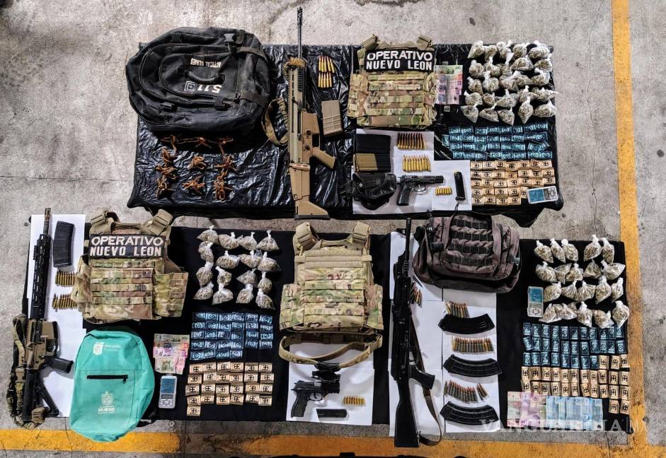 Vinculan por delitos contra la salud a tres detenidos en brecha de Aramberri, Nuevo León