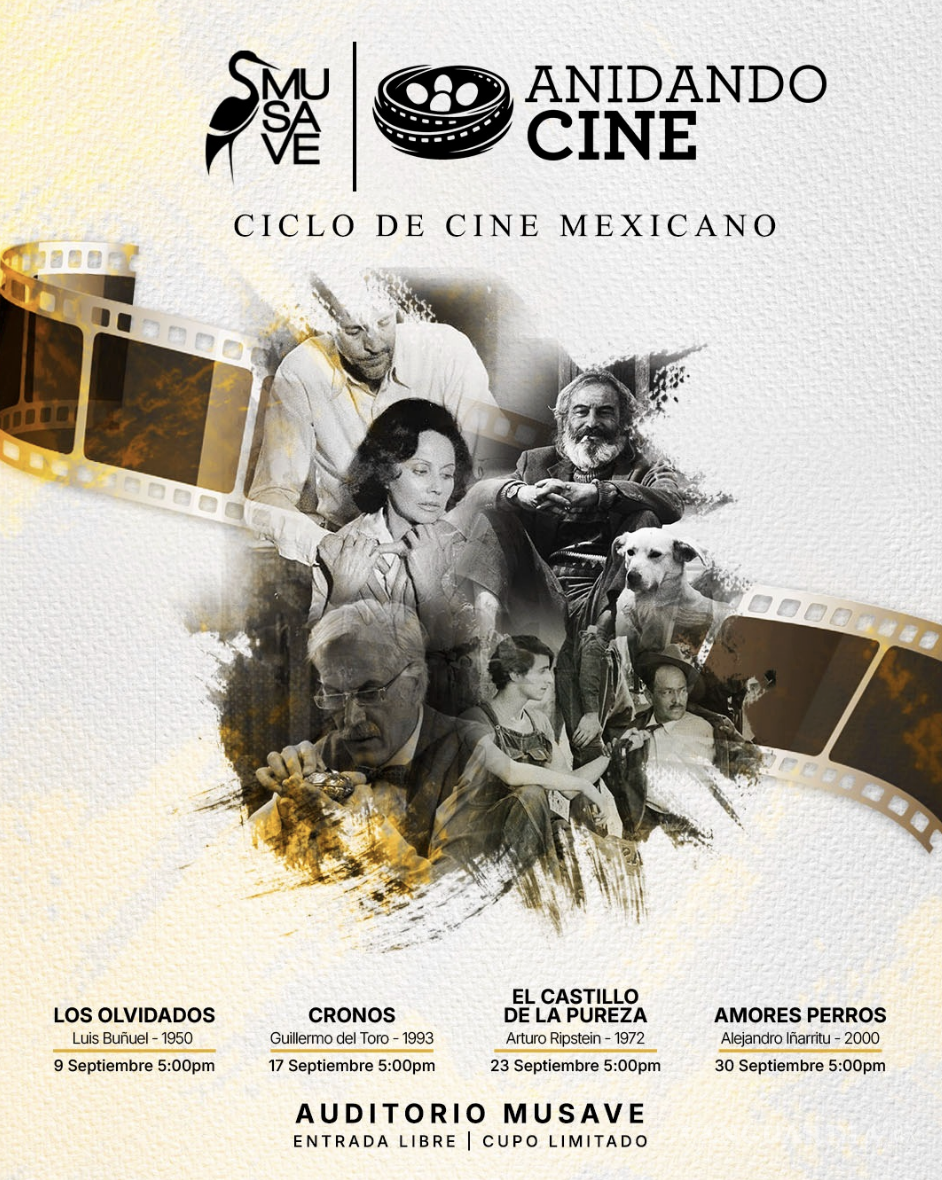 $!El ciclo “Anidando Cine” contempla cuatro funciones durante septiembre en el Auditorio MUSAVE, todas a las 17:00 horas, con entrada libre y cupo limitado.