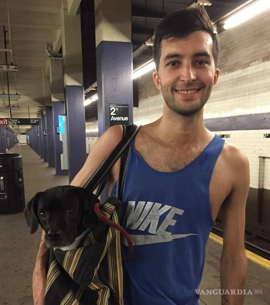 $!No importa raza o tamaño, los perros neoyorquinos viajan en metro