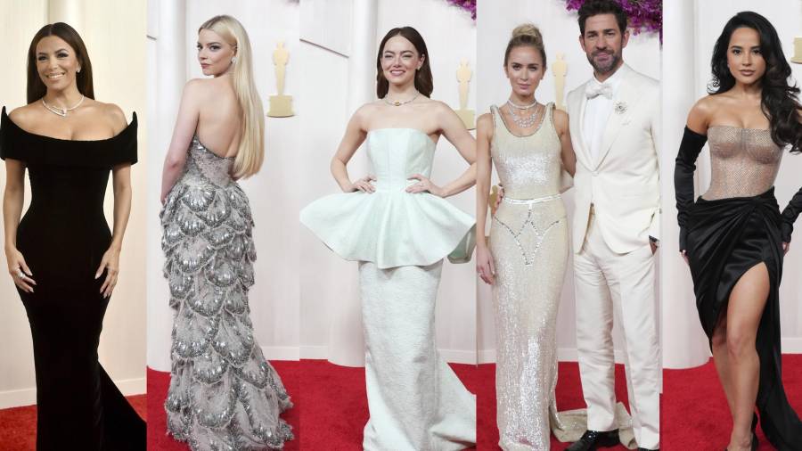 La entrada al Teatro Dolby se colmó de la atención del público mientras los nominados hacían gala de sus mejores vestimentas.