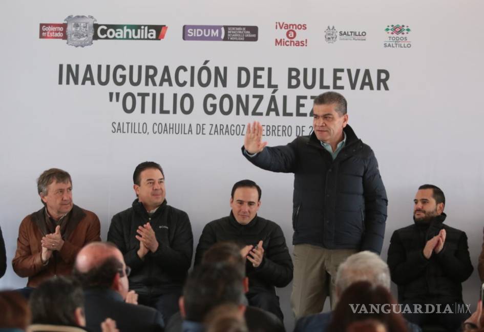 $!Inauguran al sur oriente de Saltillo ampliación del bulevar Otilio González; conecta a colonia Mirasierra con Loma Linda