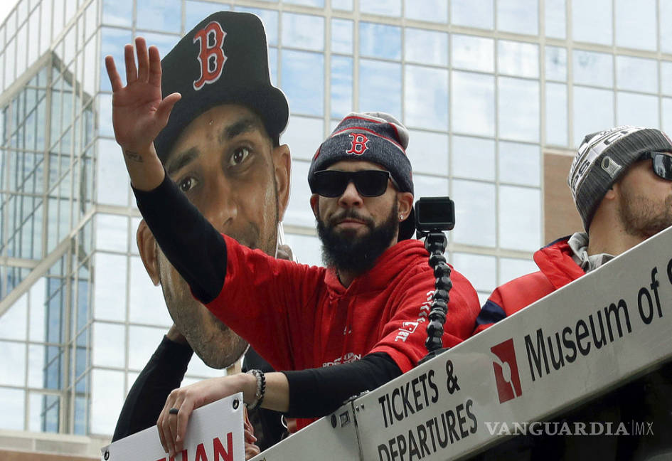 $!Así festejaron los Red Sox de Boston su noveno campeonato